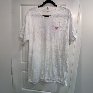 Birddogs White T-Shirt with Pink Logo